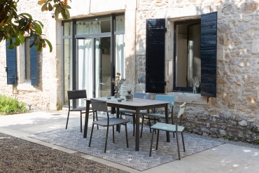 ORON 150 TISCH - MODELL S Aluminium Tischplatte