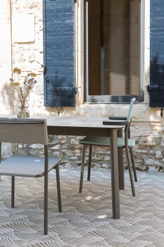 ORON 150 TISCH - MODELL S Aluminium Tischplatte