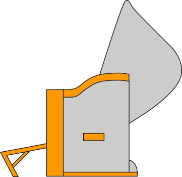 Gartenstrandkorb Classic Halbliegemodell, 2-Sitzer, PE-Kunststoffgeflecht cappuccino Stoff-Dessin 67
