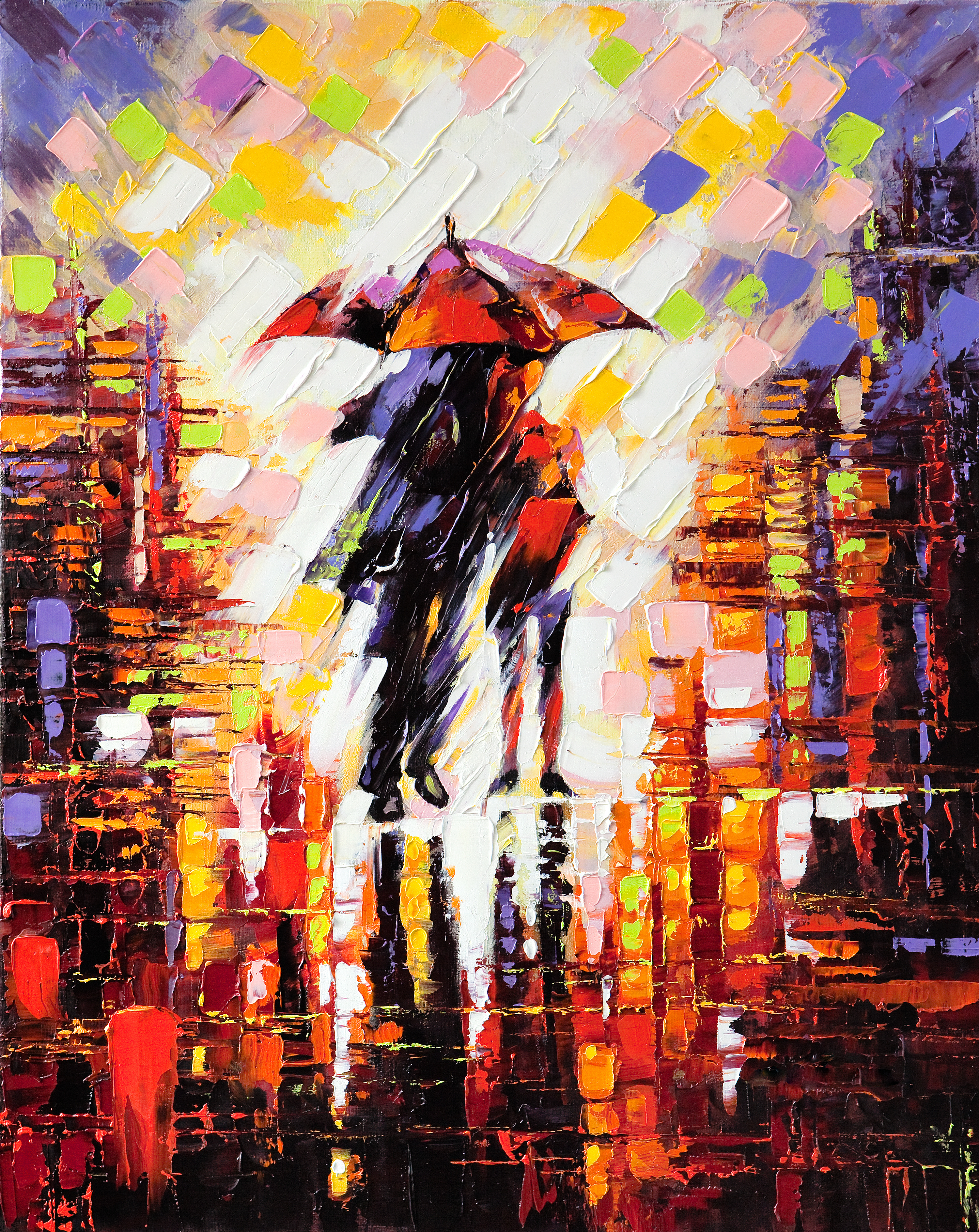 Im Regen